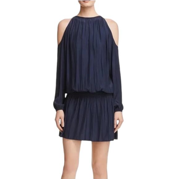 Ramy Brook Lauren Cold Shoulder Drop Waist Dress Size XS - Picture 1 of 8